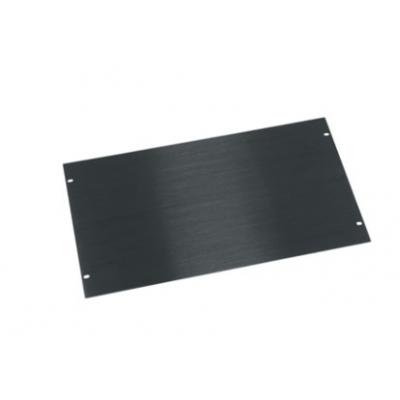 6RU Aluminum Blank Panel Black